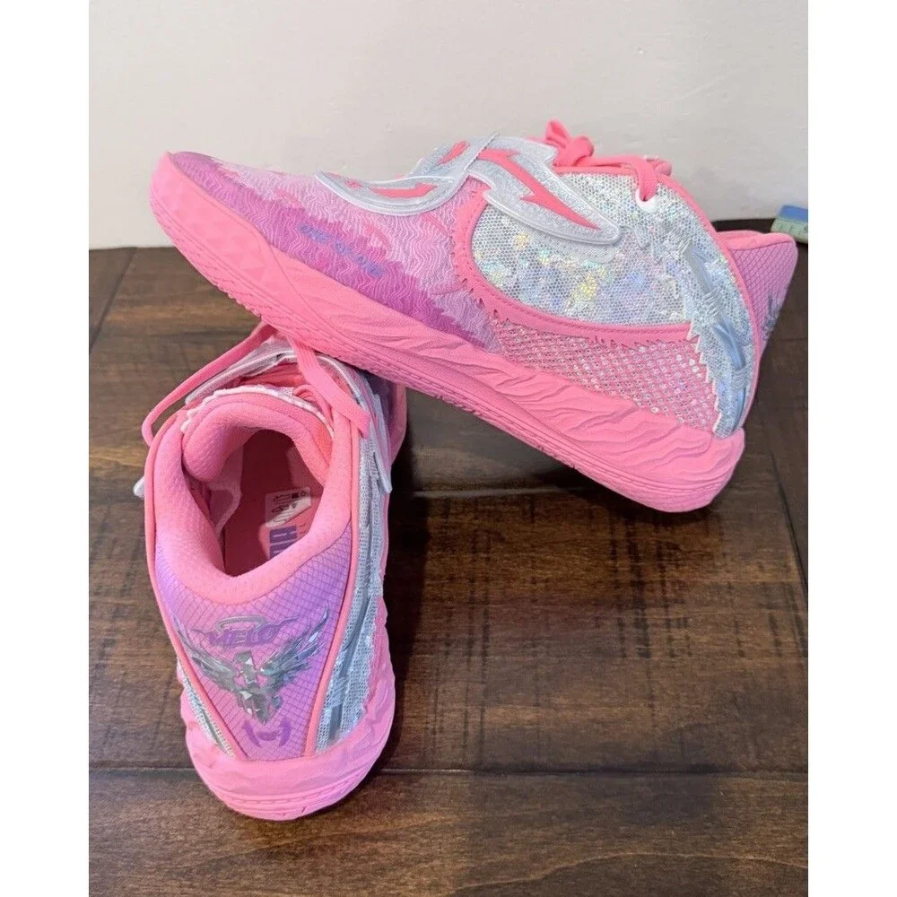 Puma MB.05 LaMelo Ball World Tour Pink Men's Size 9.5 Sneakers 312129-01